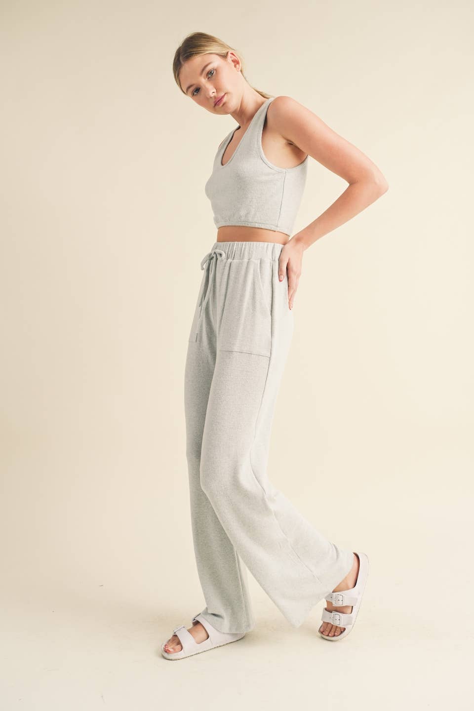 Soft Brushed Hacci Lounge Set