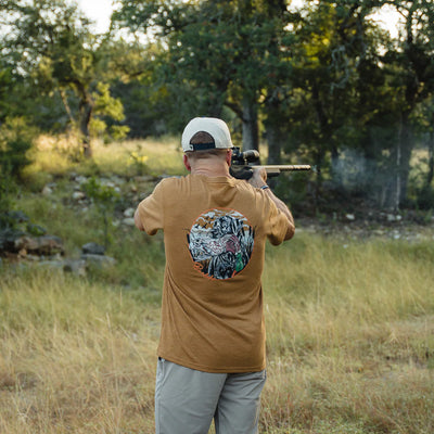 Burlebo Duck and Dog Light Brown Tee