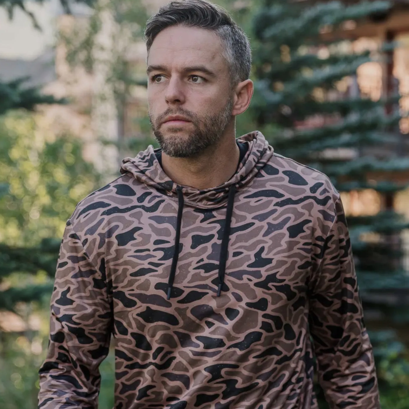 Burlebo Performance Hoodie - Gauge Camo