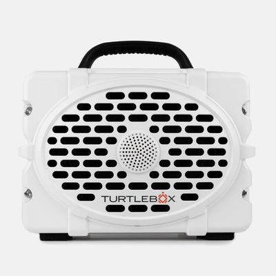 Turtlebox Gen2 Bluetooth Waterproof Speaker - White/Black