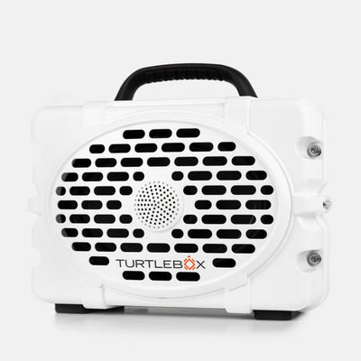 Turtlebox Gen2 Bluetooth Waterproof Speaker - White/Black