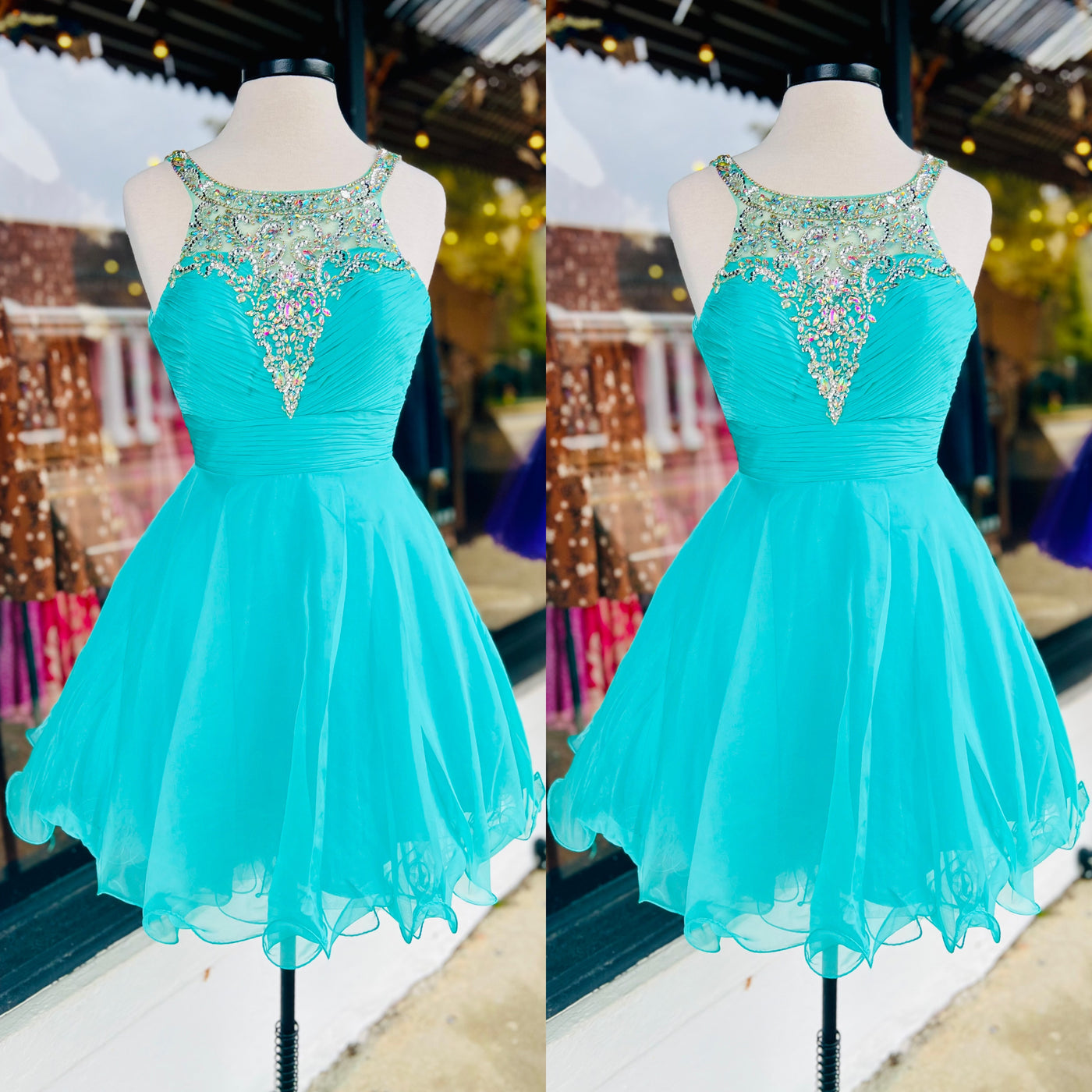 Juliet 725 Turquoise Dress