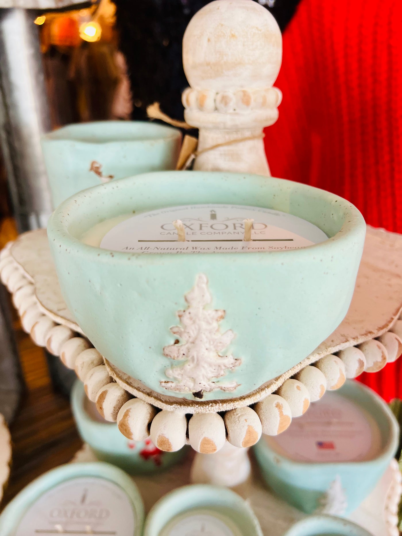 Oxford Candle Co. 7oz Tiffany Blue Pottery Candle