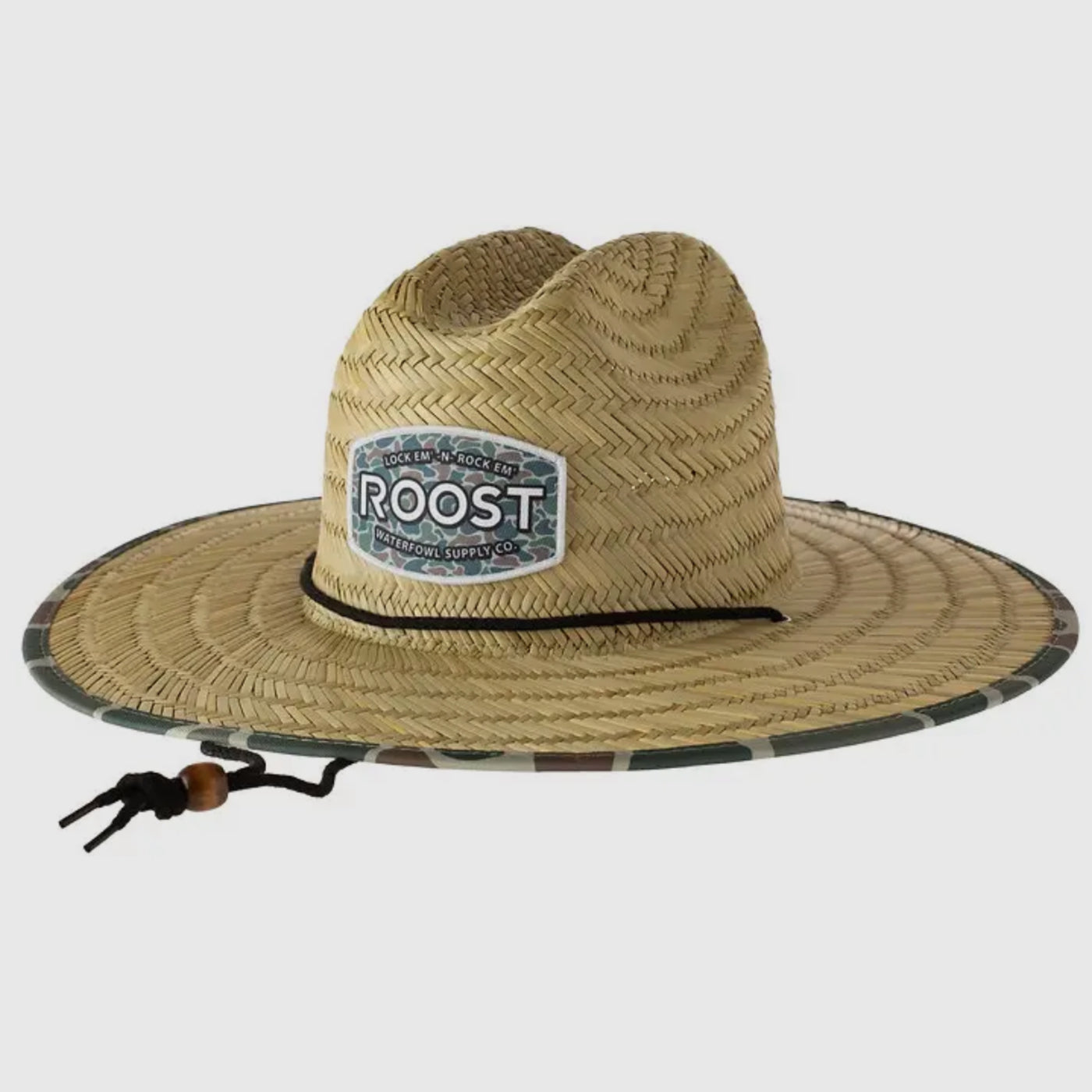 Roost Woven Patch Straw Hat (RW-131)