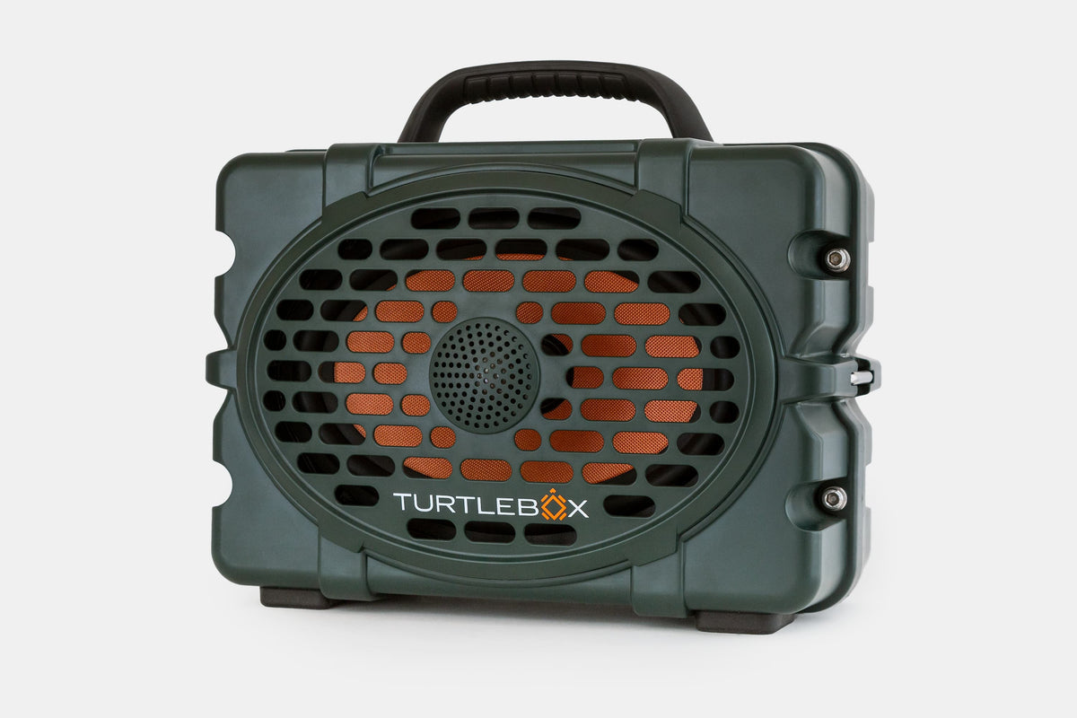 Turtlebox Gen2 Bluetooth Waterproof Speaker - Original Green/Black