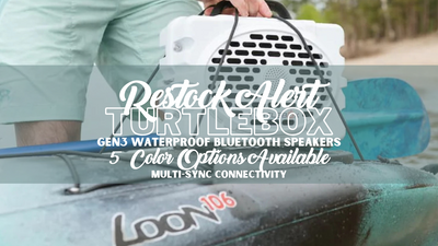 RESTOCK ALERT: TURTLEBOX GEN3 WATERPROOF BLUETOOTH SPEAKERS