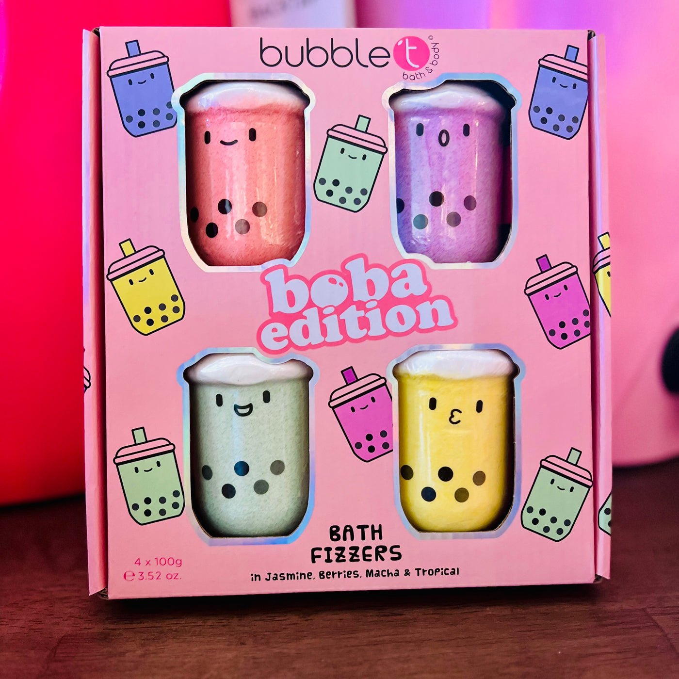 Bubble Tea Bath Bomb Gift Set - Boba Edition