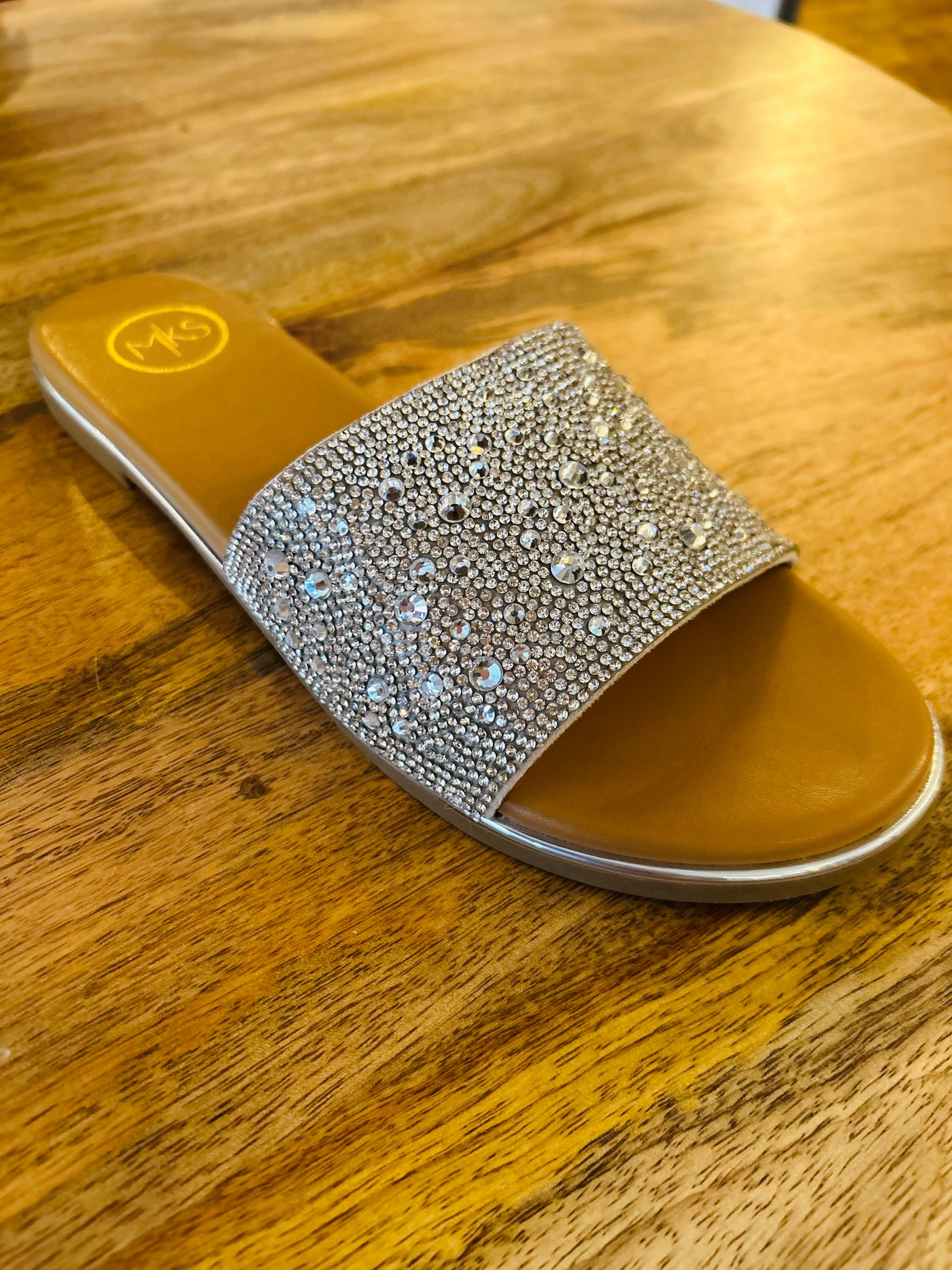 Carly Silver Sandals