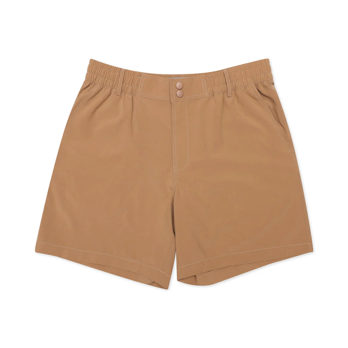 Burlebo Everyday Short - Desert Tan - Flying Ducks Green Pocket  7"