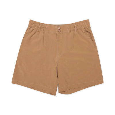 Burlebo Everyday Short - Desert Tan - Flying Ducks Green Pocket  7"