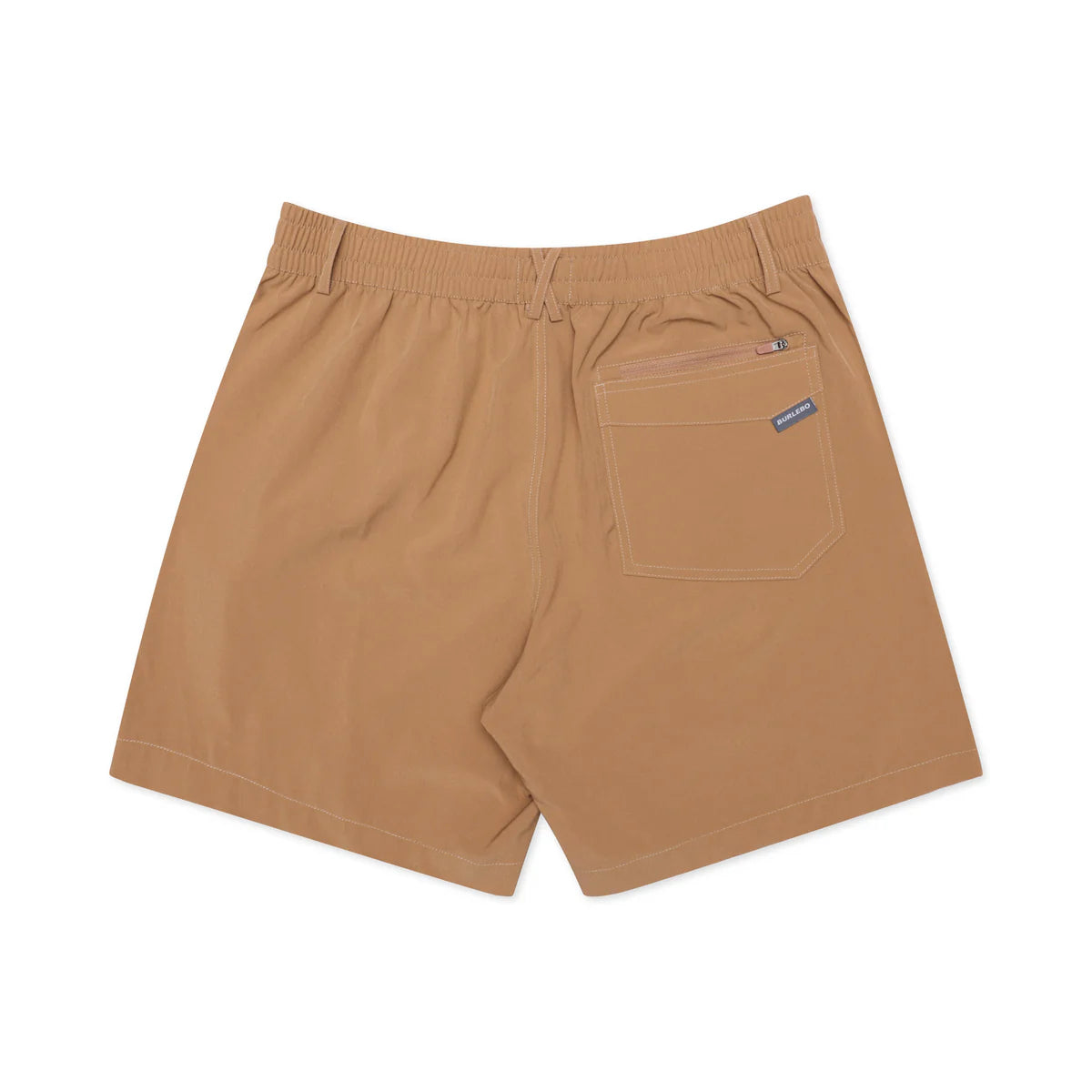 Burlebo Everyday Short - Desert Tan - Flying Ducks Green Pocket  7"