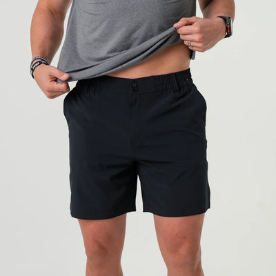 Burlebo Everyday Short - Matte Black - Retro Duck Camo Pocket  7"
