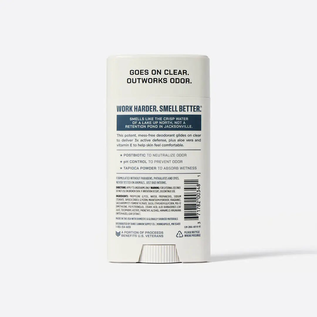 Duke Cannon Aluminum Free Deodorant - Midnight Swim 3oz