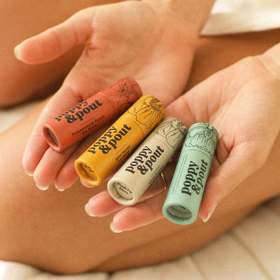 Poppy & Pout Lip Balm: Island Coconut