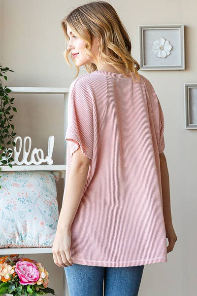 Sage Ribbed Top
