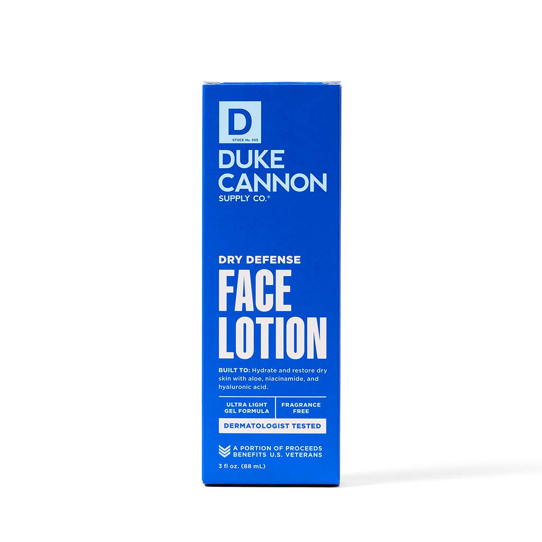 Duke Cannon Dry Defense Face Lotion