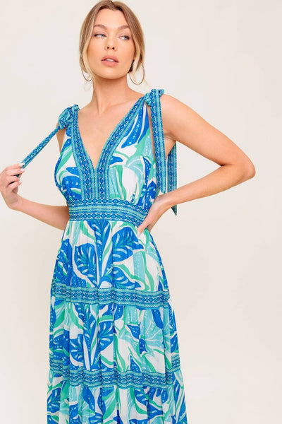 Blue Tropical Maxi