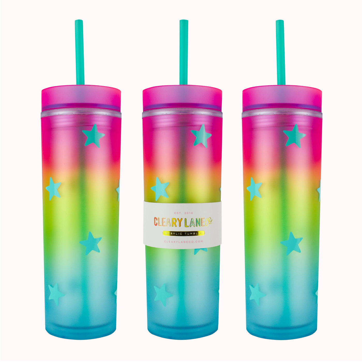 Clearly Lane 16oz Matte Tumbler Cup | Canary Hearts