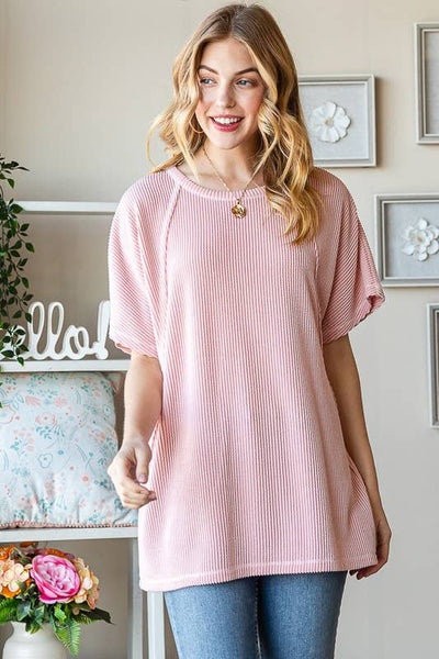Sage Ribbed Top