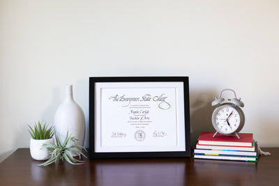 Classic Graduation Last Day Of School Diploma Frame