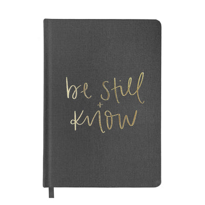 Be Still and Know Fabric Journal