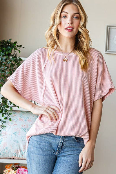 Sage Ribbed Top