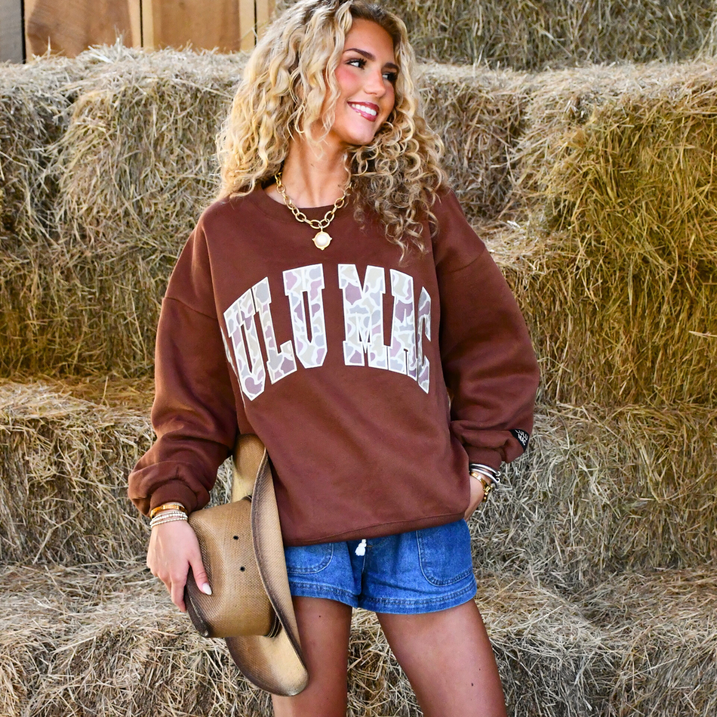 LULU MAC Brown Sweatshirt