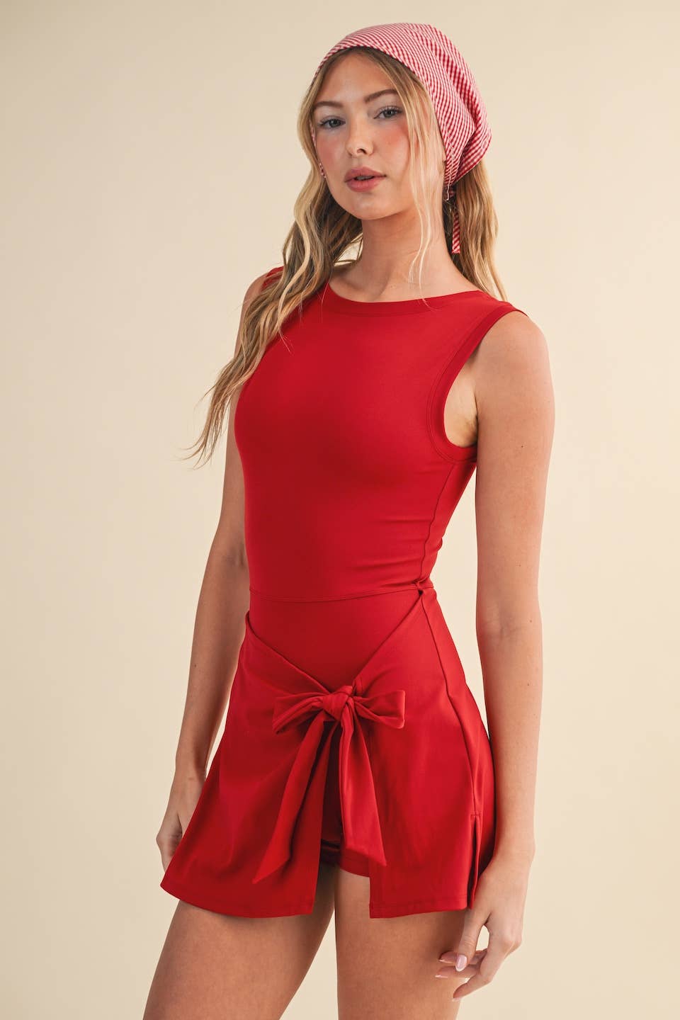 Black Sleeveless Wrap Tie Front Dress