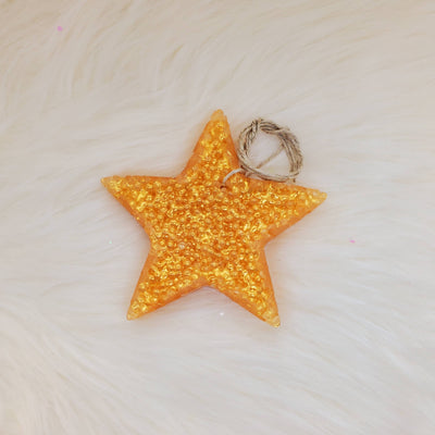 Leather & Lace Freshie: Gold Star