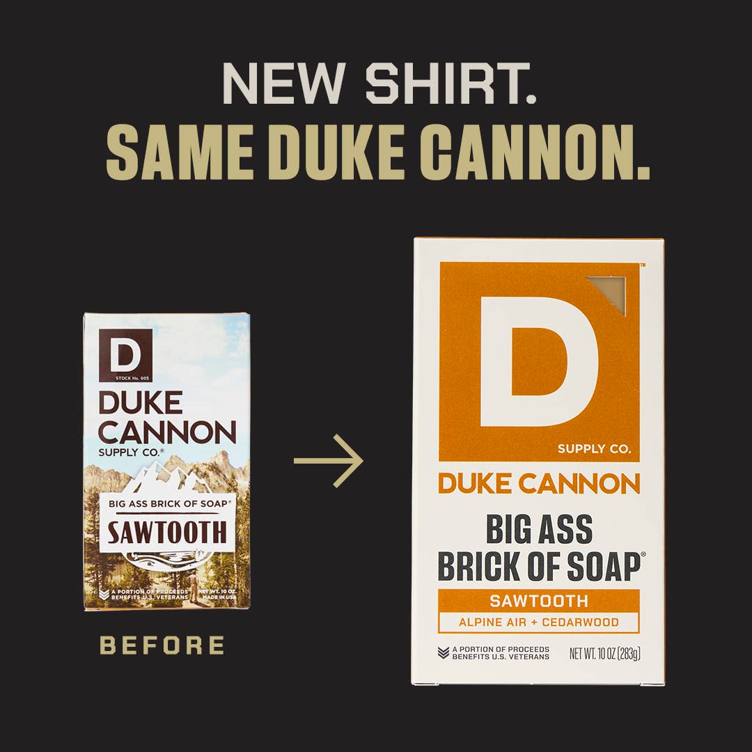 Duke Cannon Big Ass Brick of Soap- Sawtooth