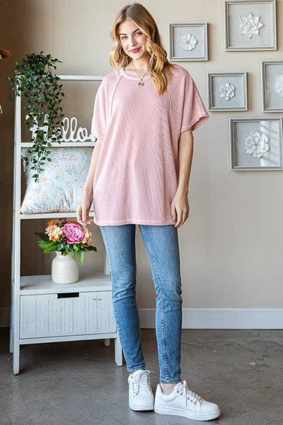 Sage Ribbed Top