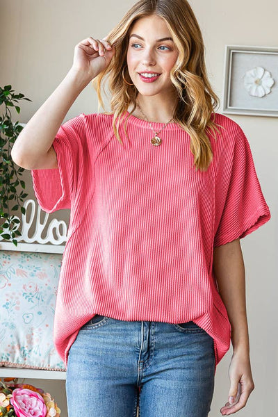 Sage Ribbed Top