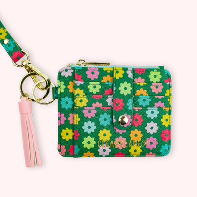 Clearly Lane Colorful Wallet Keychains: Lilac