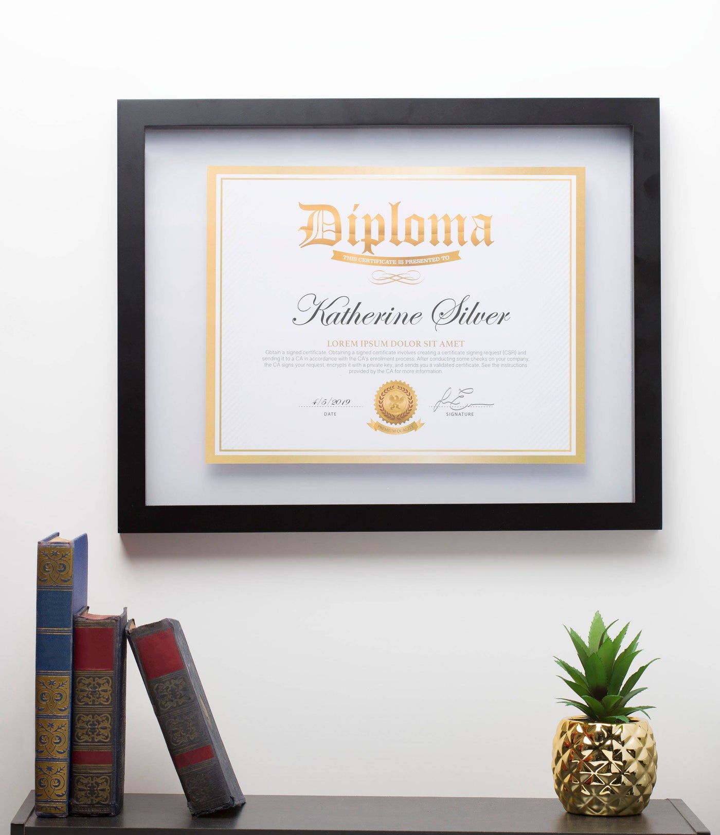 Classic Graduation Last Day Of School Diploma Frame