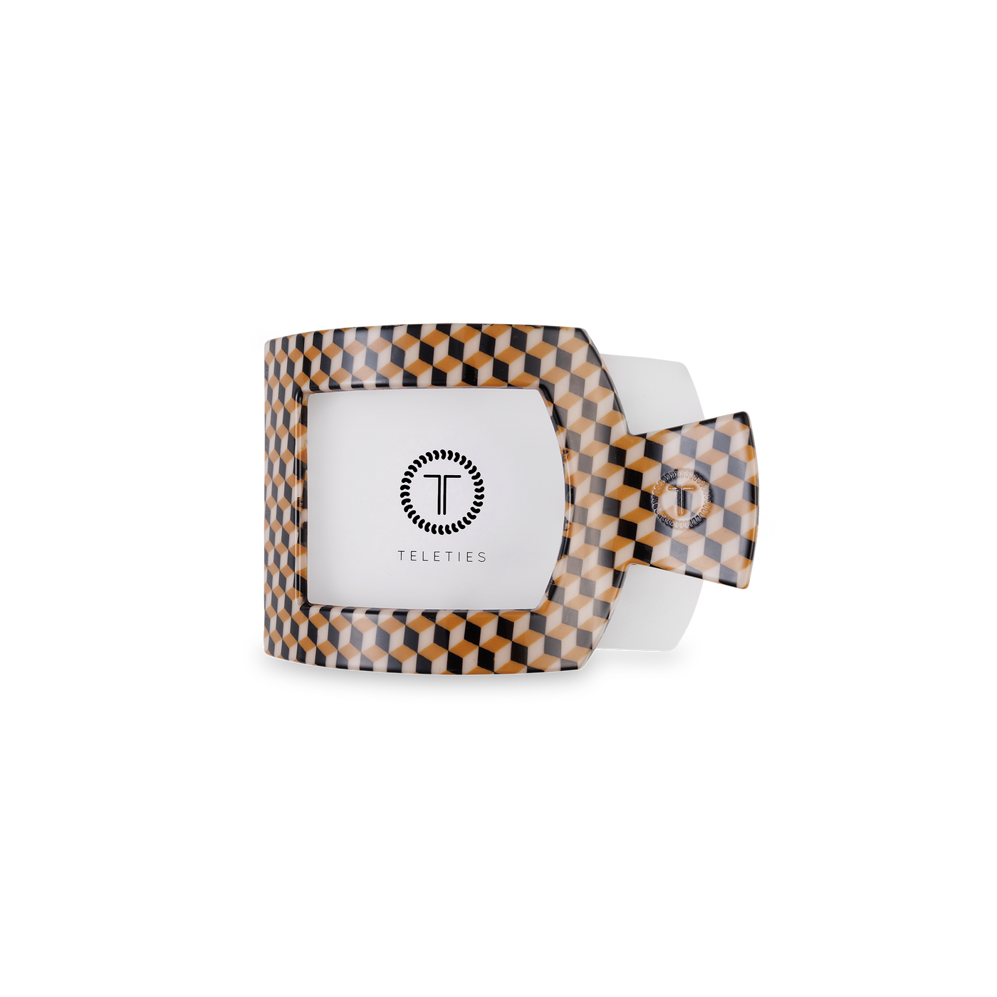 TELETIES Square Flat Hair Clip | Small | Gone Glamping