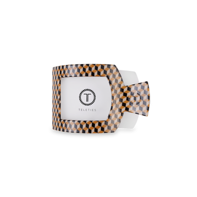 TELETIES Square Flat Hair Clip | Small | Gone Glamping