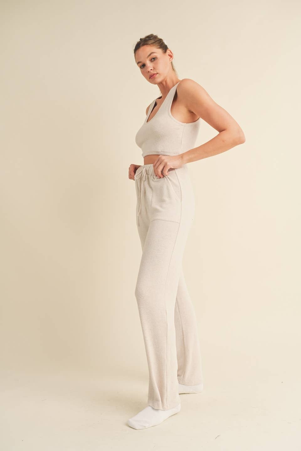 Soft Brushed Hacci Lounge Set