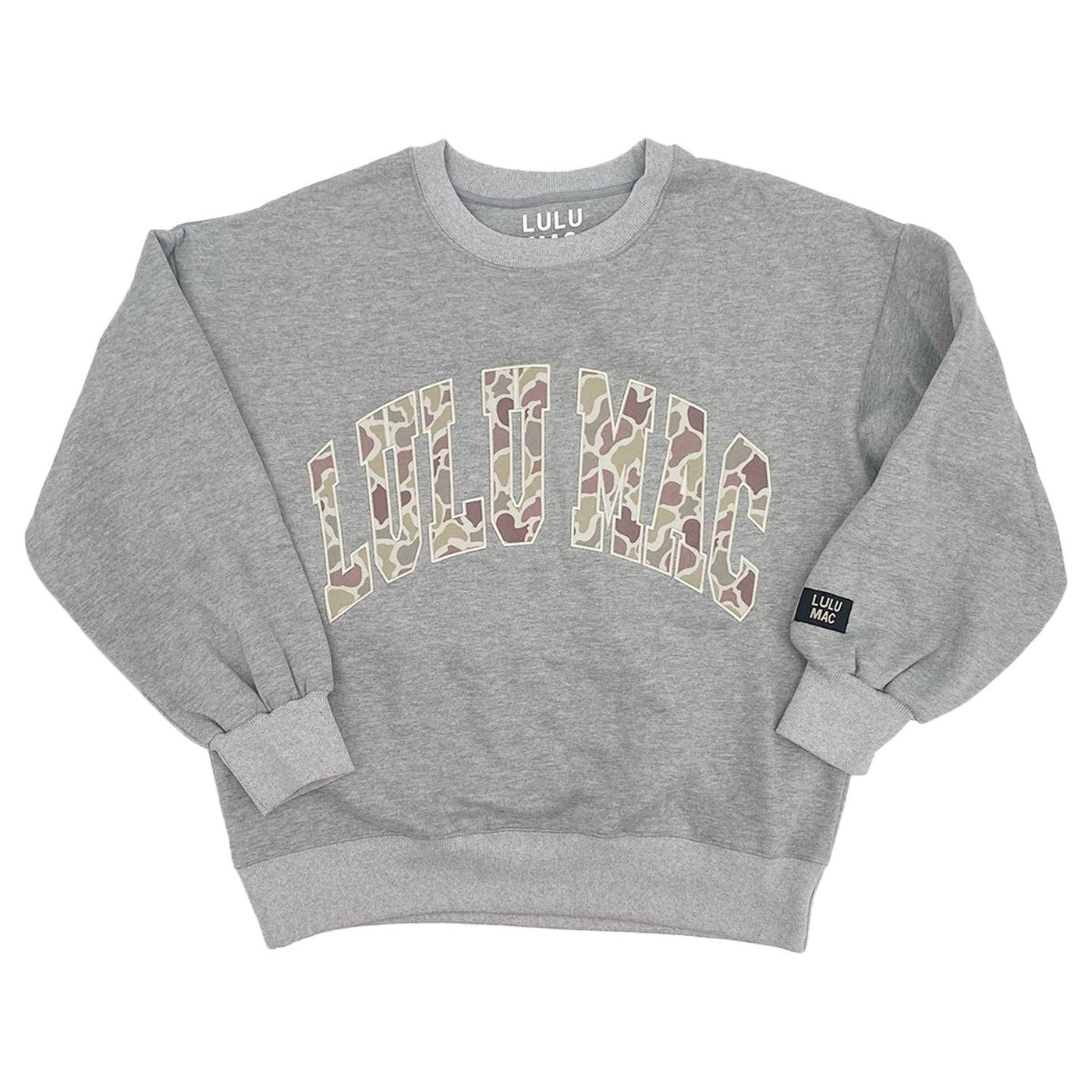 LULU MAC Light Grey Sweatshirt