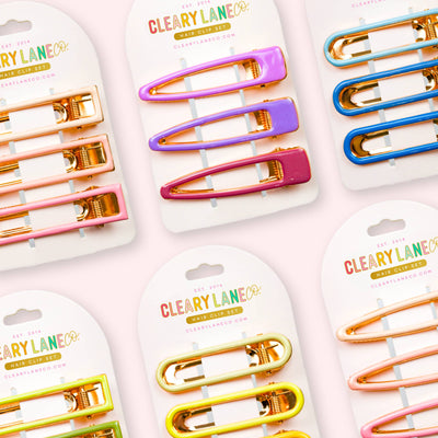 Cleary Lane Hair Clip Set | Green