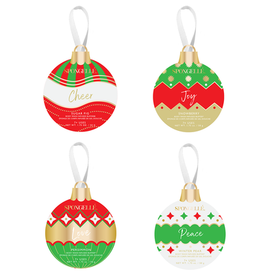 Spongellé Holiday Ornament Buffer Assorted Pack