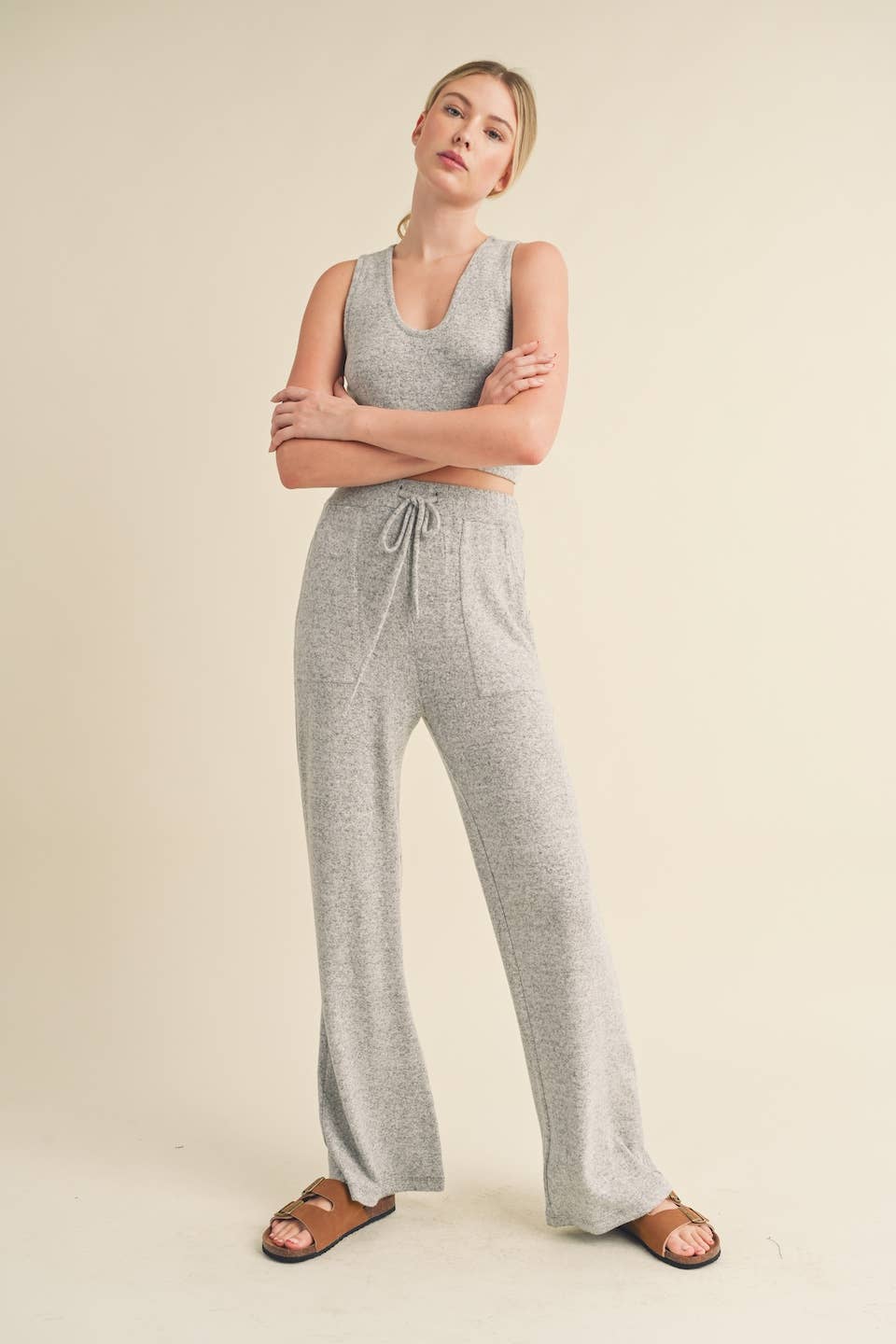 Soft Brushed Hacci Lounge Set