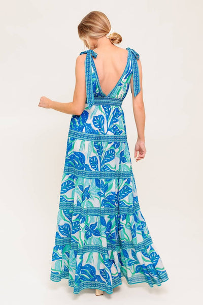 Blue Tropical Maxi