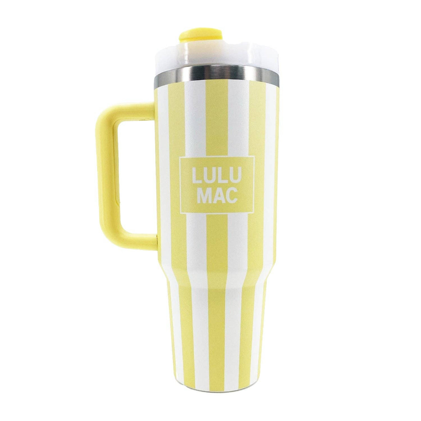 LULU MAC Stripe-Yellow Tumbler