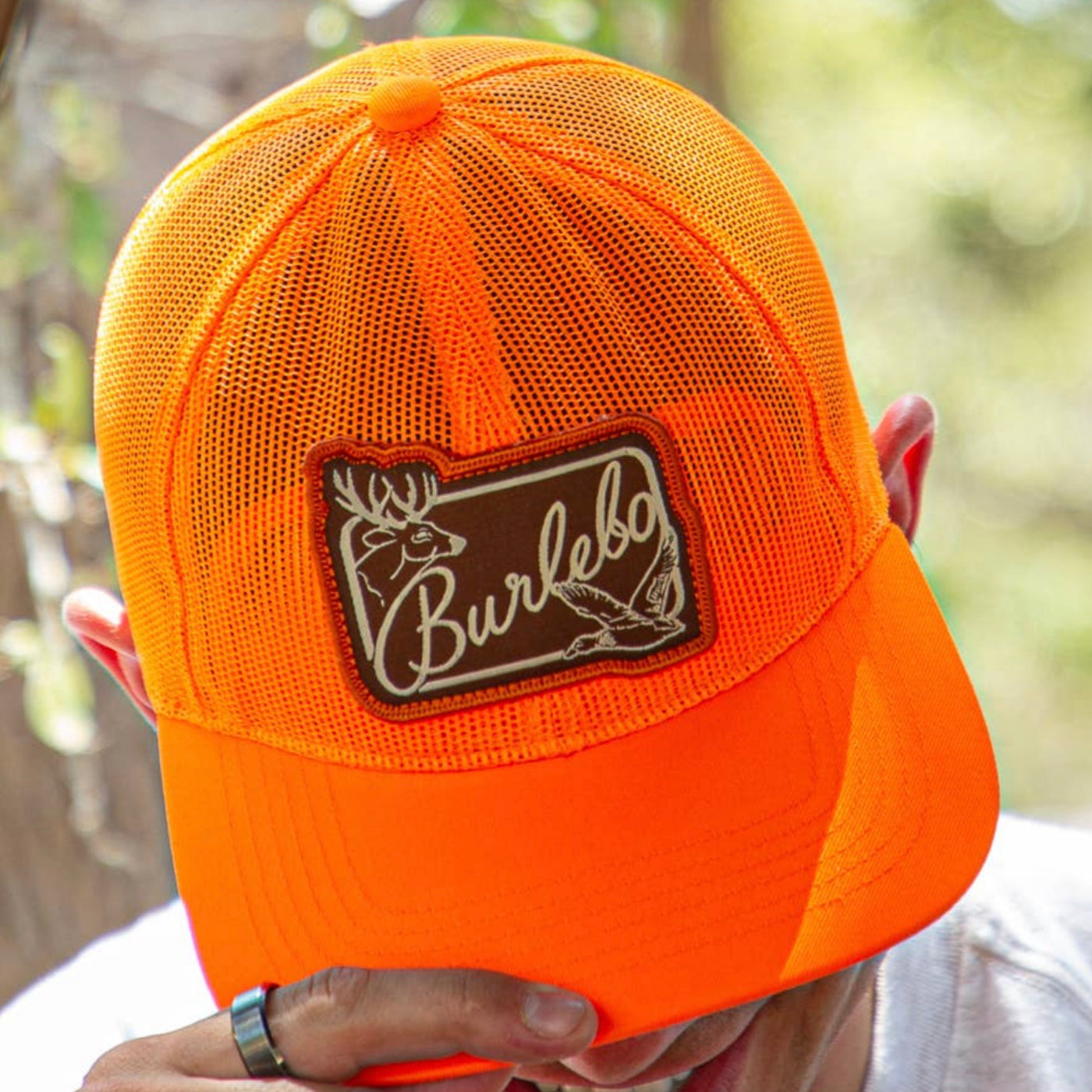 Burlebo Cap - Blaze Orange Mesh