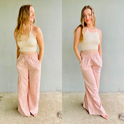 Linen Wide Leg Pant