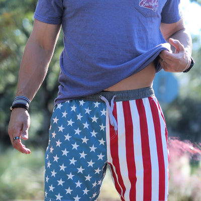 Burlebo Athletic Shorts - Throwback USA