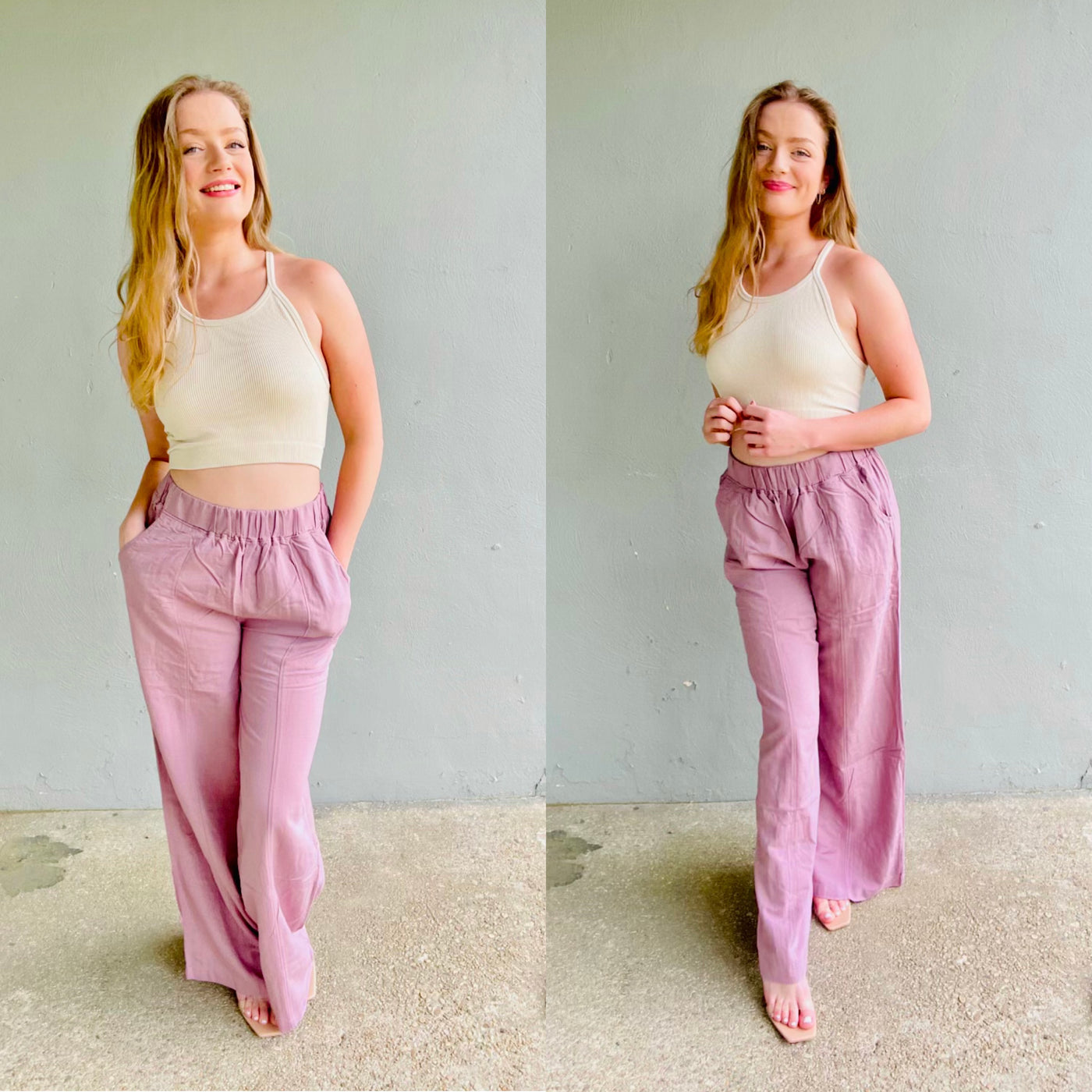 Linen Wide Leg Pant