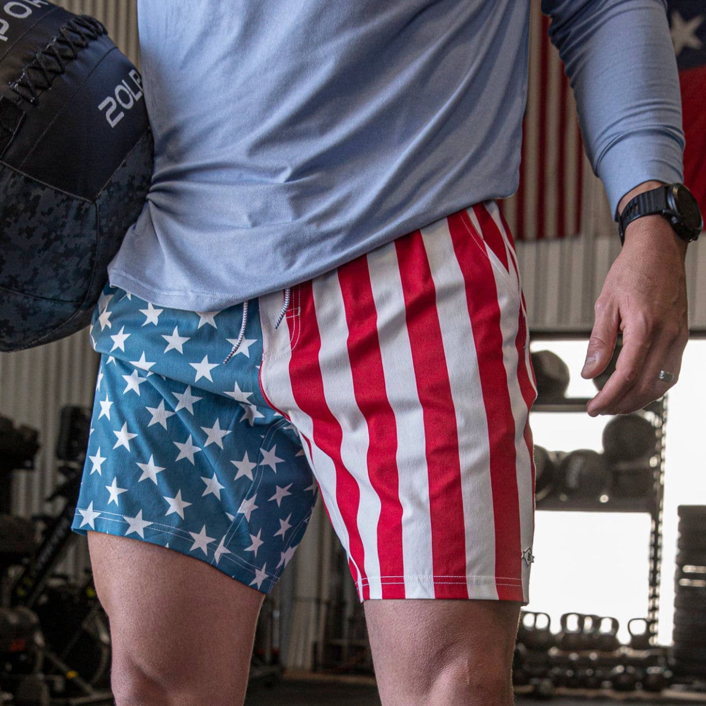 Burlebo Athletic Shorts - Throwback USA