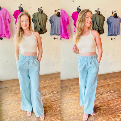 Linen Wide Leg Pant