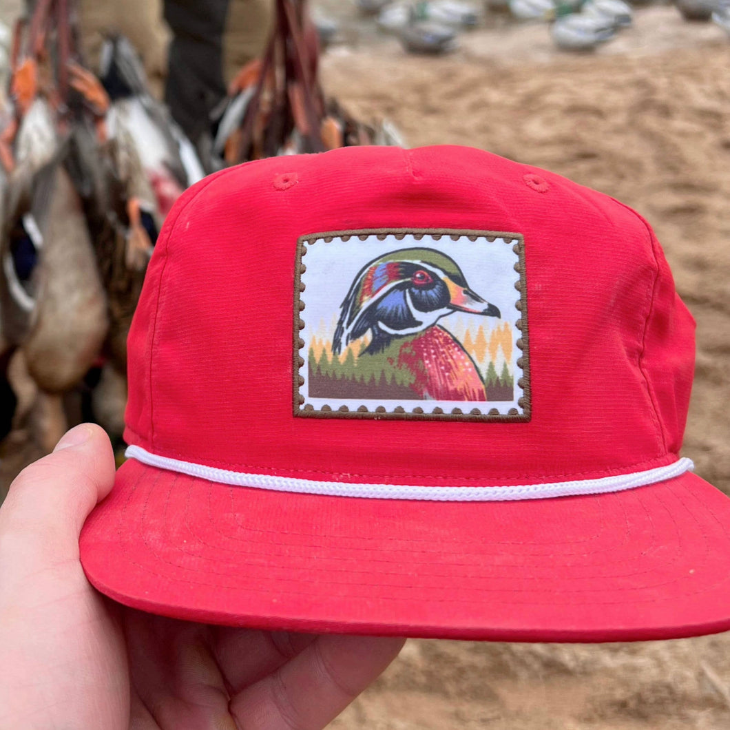 Burlebo RED Duck Stamp Cap